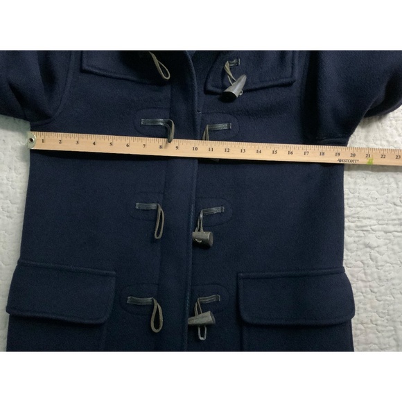 RARE Vintage 80s Brooks Brothers Wool Hooded Duffle Coat 44 , size XL - Picture 7 of 11